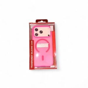 Pink MagSafe Compatible Silicone iPhone Case